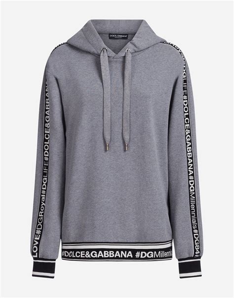 dolce gabbana sweatshirt grey